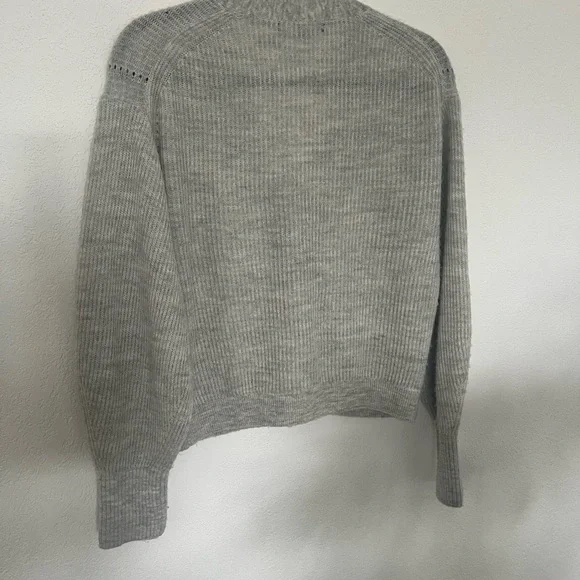 Quince baby alpaca wool cropped cardigan - Picture 9 of 12